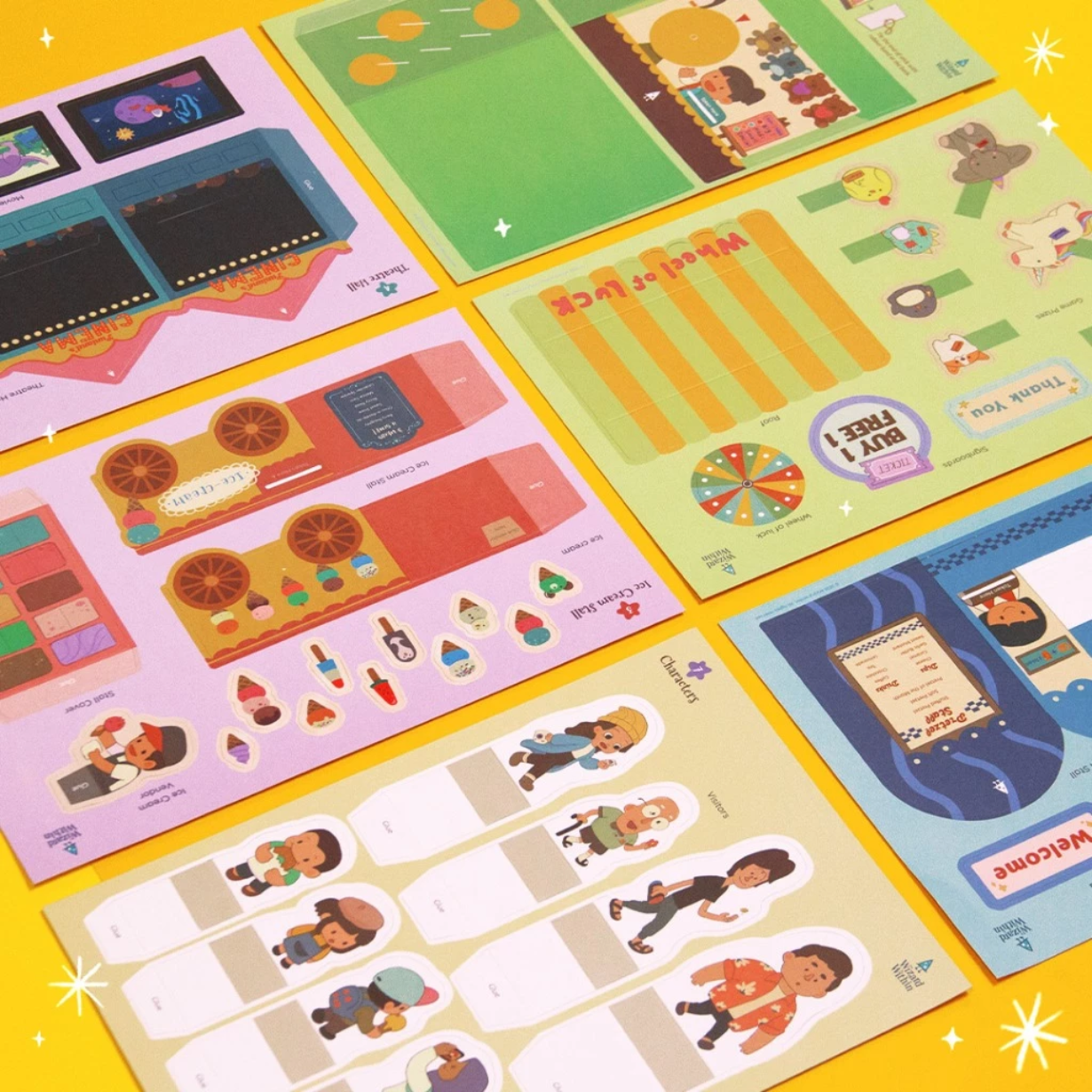 [May Special] Wizard Within Make Your Own Wizards Funland A DIY Papercraft