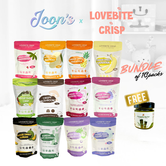 [MEMBER] Lovebite Bundle 10 packs FREE 1 bottle OhMyCrunch Spread (Pistachio)
