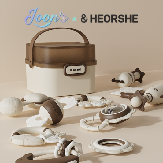 HeOrShe Tiny rattle set - FREE Wrisband Teether