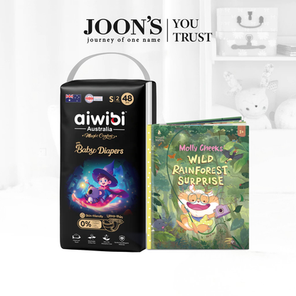 [May Special] Aiwibi Magic Comfort Diapers + Wizard Within Molly Cheeks
