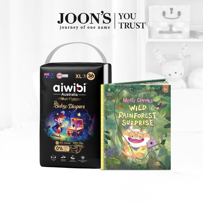 [May Special] Aiwibi Magic Comfort Diapers + Wizard Within Molly Cheeks