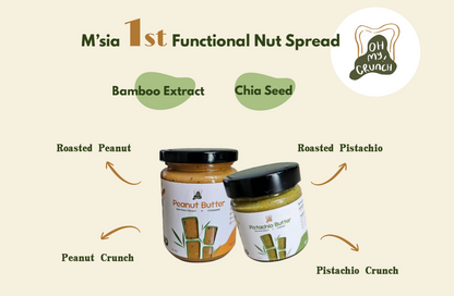 [After Partyl] OhMyCrunch [Bundle] Healthy Spread with Bamboo Extract & Chia Seeds