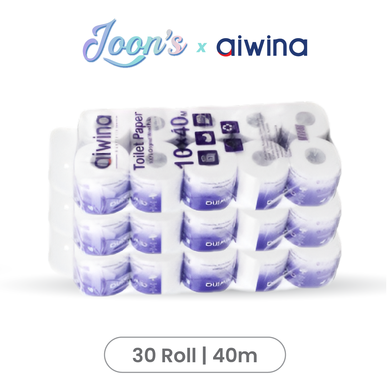 Aiwina Smooth Feel Extra Long Toilet Paper
