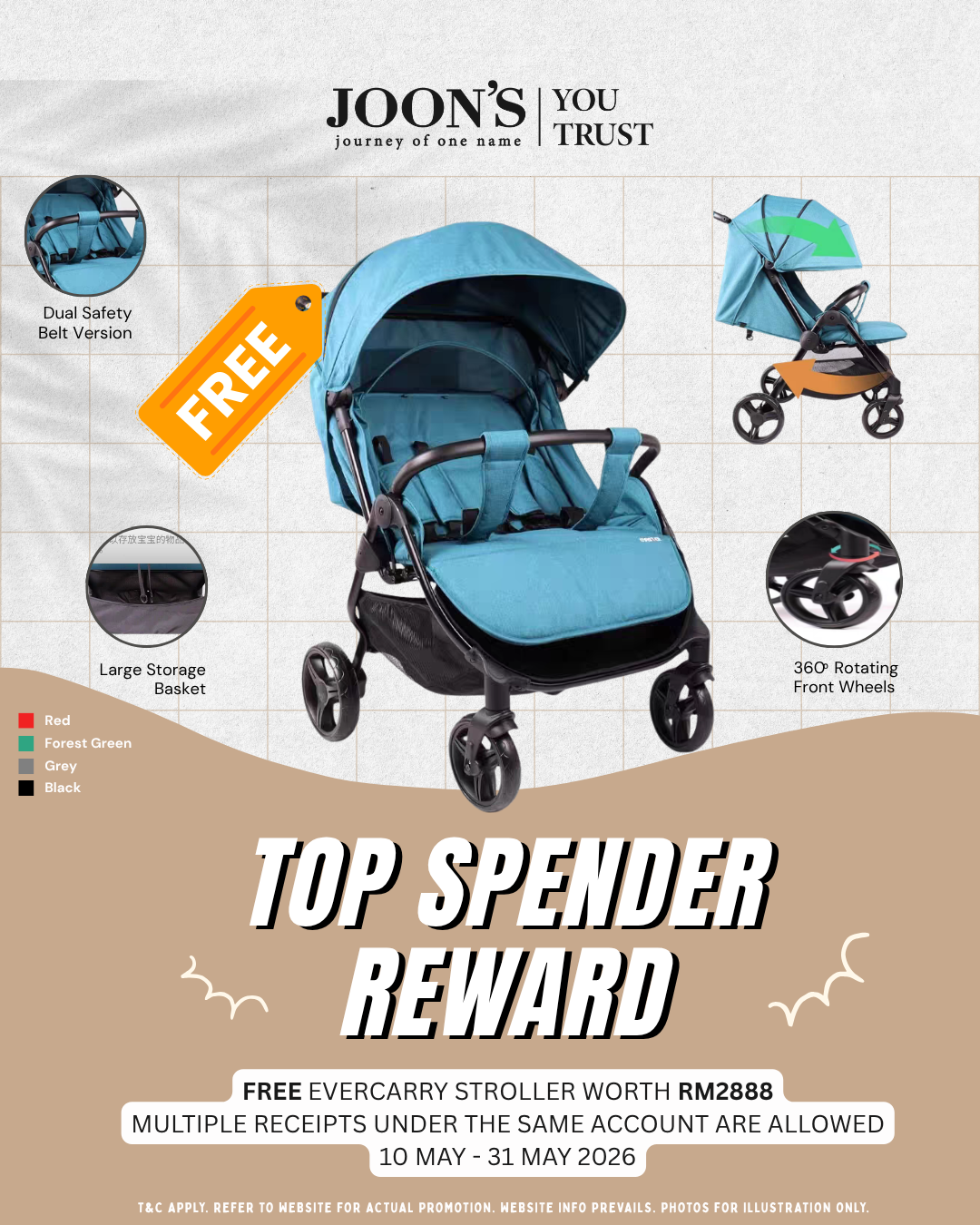 [May Special] FREE GIFT & REWARD FOR YOU