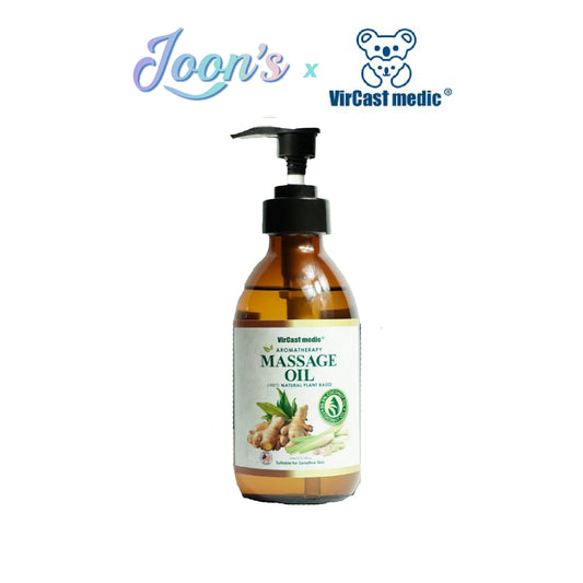 Vircast Medic Ginger & Lemongrass Massage Oil 200ml