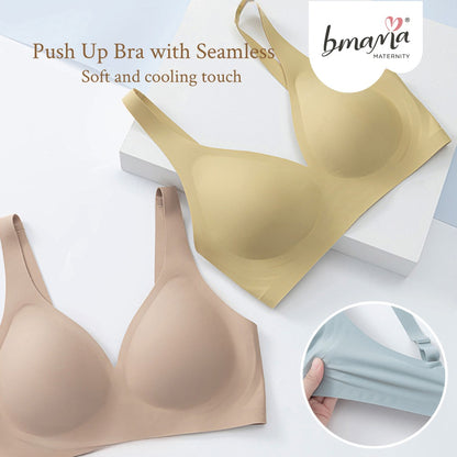 Bmama Comfortable & Supportive Wireless Seamless Bra (Normal Bra)