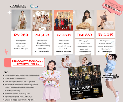 [May Special] [Bundle] 2249 Photography Package (20 softcopies + FREE OGAWA EM-X)