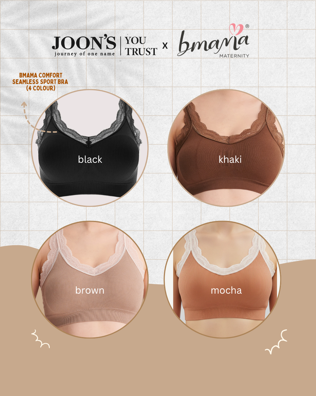 [May Special] Bmama Comfort Seamless Sport Bra Non-Nursing