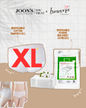 [May Special Combo] Bmama Disposable bedsheet with pillowcase 4pcs/ Disposable Panties 5pcs