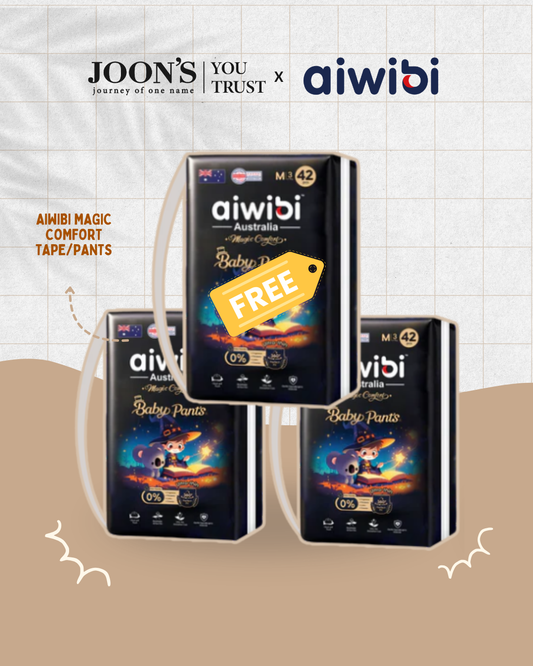 [After Party] Aiwibi Magic Comfort Baby Diaper Tape/Pant - 3Packs