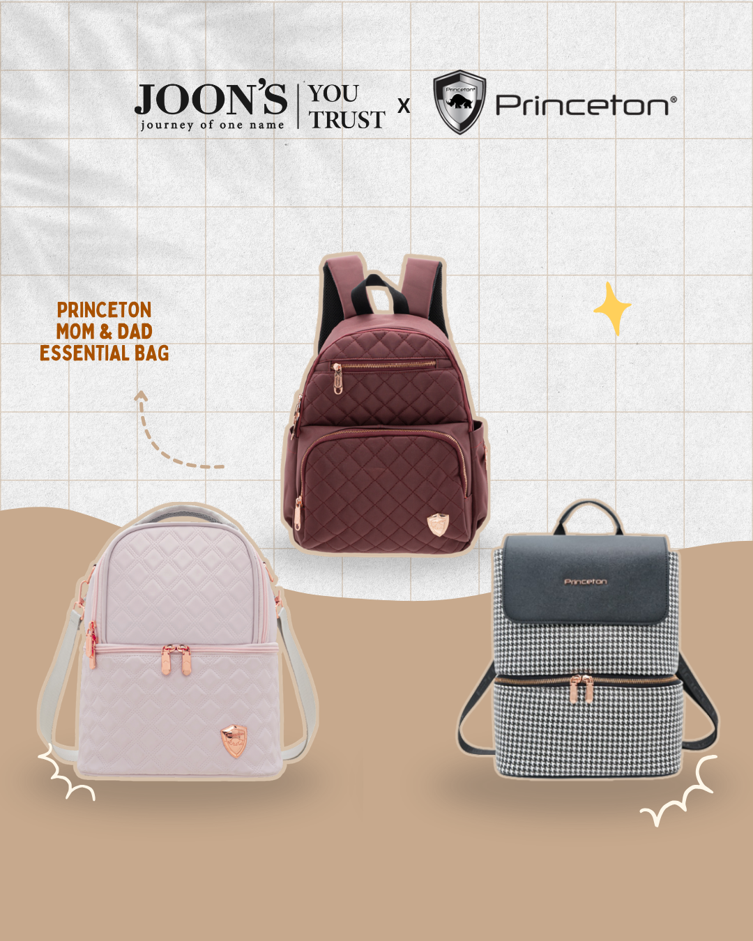 [May Special] Princeton Mom & Dad Essential Bag