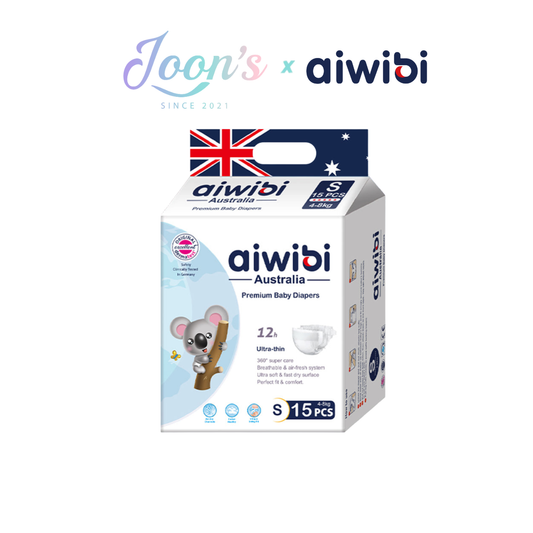 [Travel Pack] Aiwibi Baby Premium Natural Diapers Tape & Pants (1Pack)
