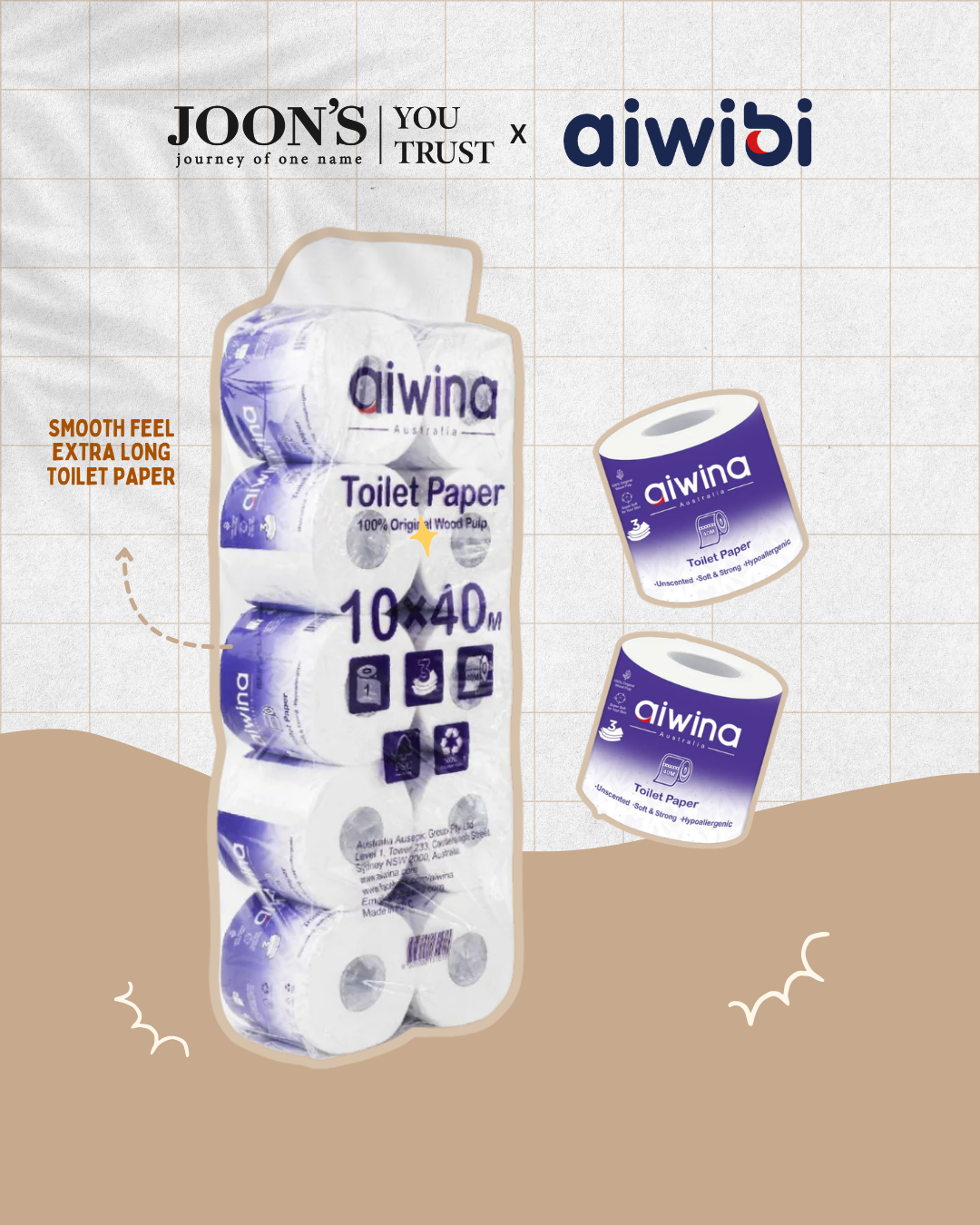 [After Party] Aiwina Smooth Feel Extra Long Toilet Paper