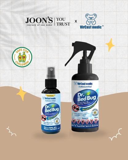[May Special] Vircast Medic Dr Bed Bug Natural Repellent Spray 300ml/100ml