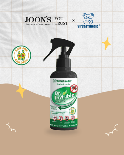 [May Special] Vircast Medic Dr Invisible Natural Mosquito Repellent Spray 300ml/100ml