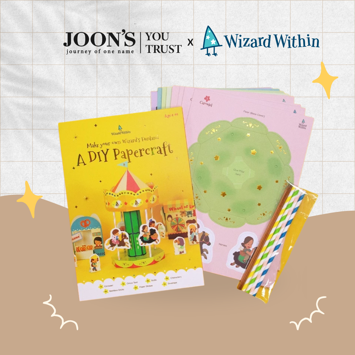 [May Special] Wizard Within Make Your Own Wizards Funland A DIY Papercraft